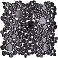 Keramik Kiesel Mosaik Sabah Schwarz Glänzend -Mosafil Shop keramik mosaik fliesen sabah 04 png 15e9