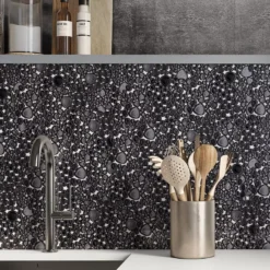 Keramik Kiesel Mosaik Sabah Schwarz Glänzend -Mosafil Shop keramik mosaik fliesen sabah 08 png 4e1d