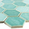 Keramik Mosaikfliese Roseburg Hexagon Glänzend Türkis 1 Keramik Mosaikfliese Roseburg Hexagon Glänzend Türkis -Mosafil Shop keramik mosaikfliese roseburg hexagon glaenzend tuerkis 1 73