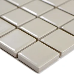 Keramik Mosaikfliesen Adrian Schlamm Glänzend Quadrat 23