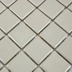 Alternative view of Keramik Mosaikfliesen Adrian Schlamm Glänzend Quadrat 23