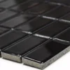 Keramik Mosaikfliesen Adrian Schwarz Glänzend Rechteck -Mosafil Shop keramik mosaikfliesen adrian schwarz glaenzend rechteck 1 25