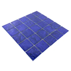 Keramik Mosaikfliesen David Marineblau Uni -Mosafil Shop keramik mosaikfliesen david marineblau uni 3 76