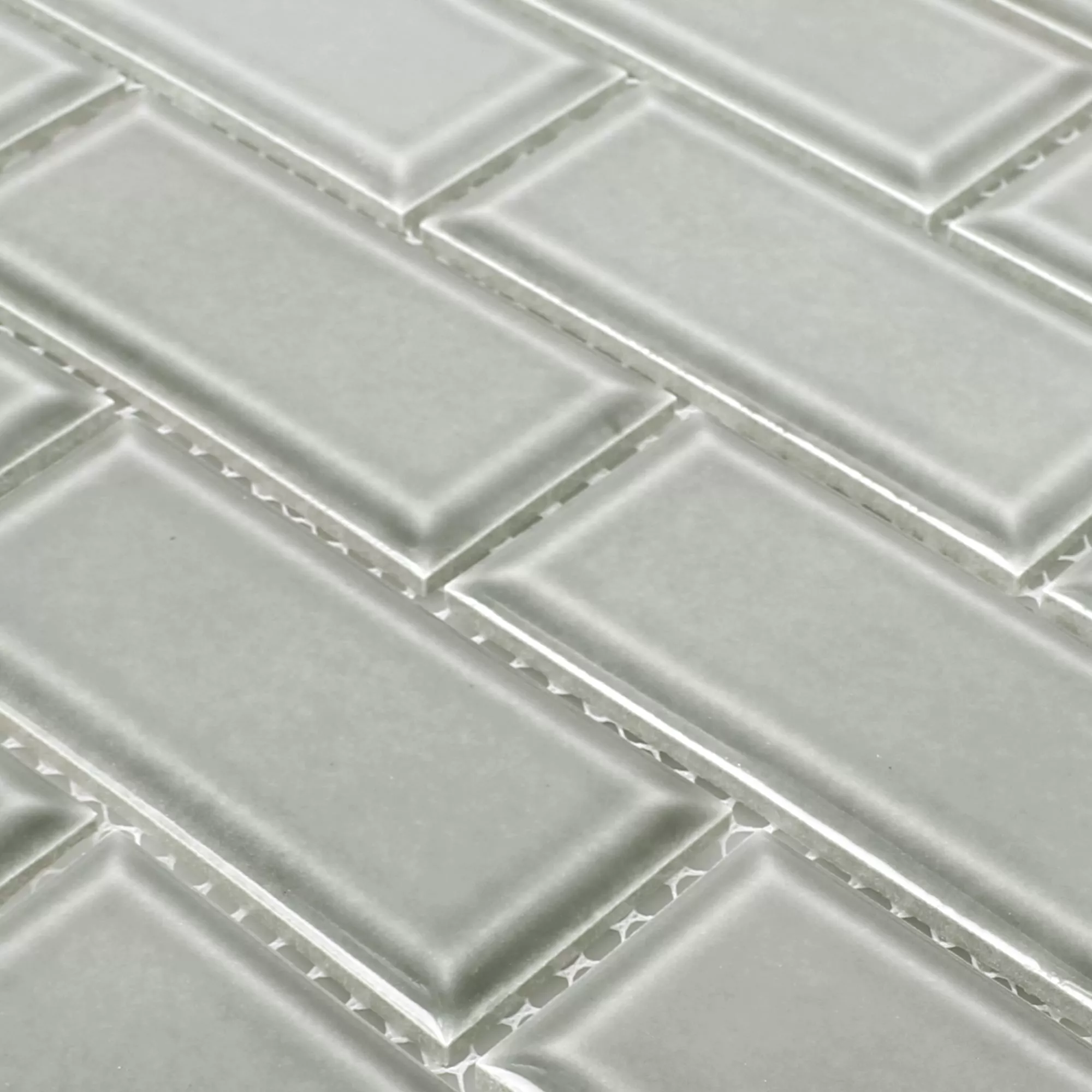 Keramik Mosaikfliesen Devon Metro Facette Hellgrau 4 Keramik Mosaikfliesen Devon Metro Facette Hellgrau – Bild 2