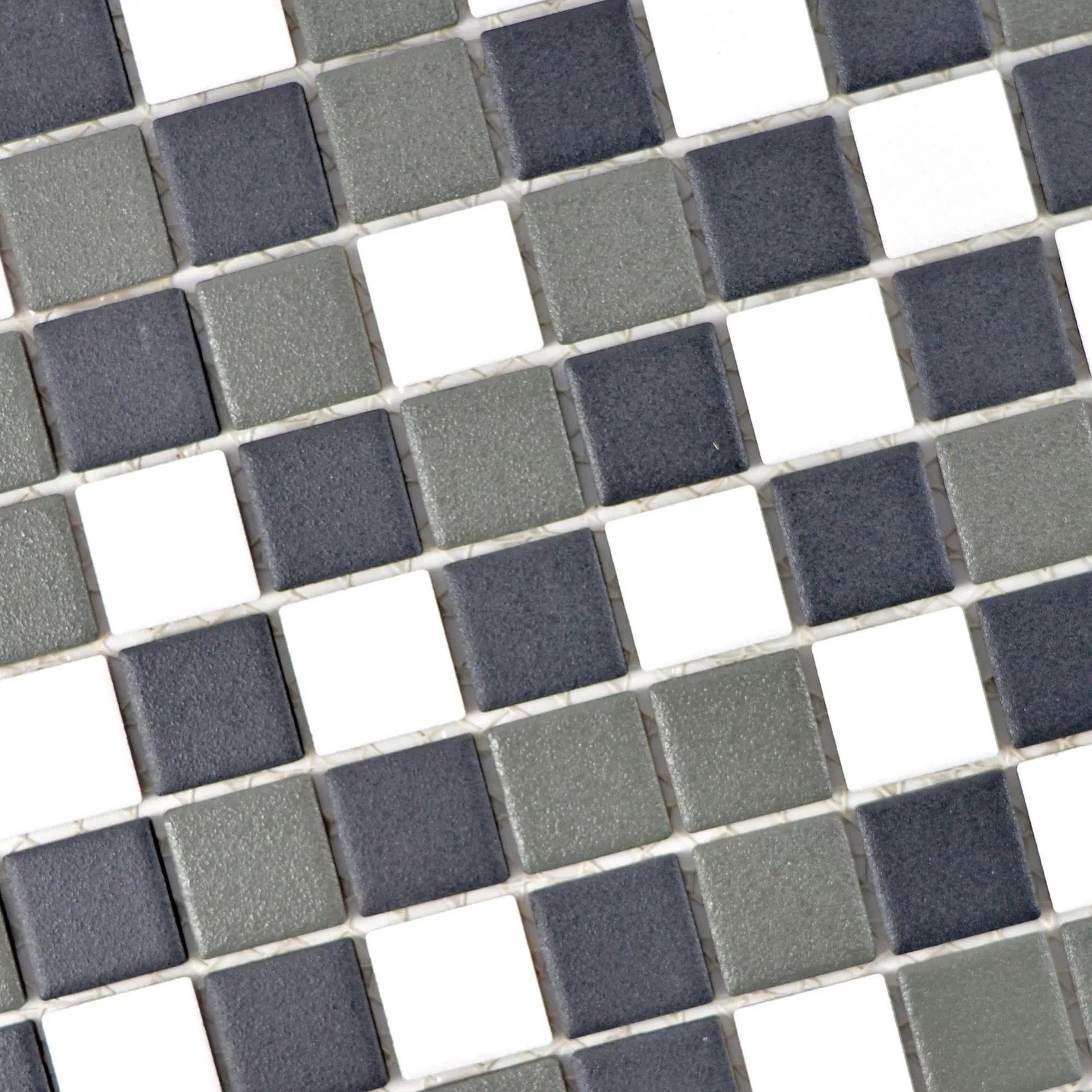 Keramik Mosaikfliesen Heinmot Schwarz Weiß Metall R10 Q25 4 Keramik Mosaikfliesen Heinmot Schwarz Weiß Metall R10 Q25 – Bild 2