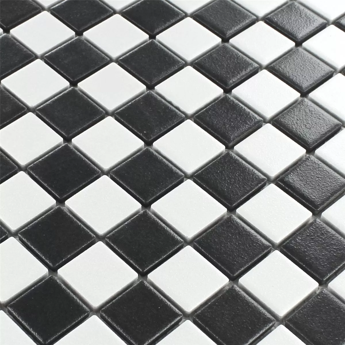 Keramik Mosaikfliesen Heinmot Schwarz Weiß R10 Q25 4 Keramik Mosaikfliesen Heinmot Schwarz Weiß R10 Q25 – Bild 2