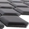 Keramik Mosaikfliesen Leandro Metro Schwarz Matt -Mosafil Shop keramik mosaikfliesen leandro metro schwarz matt 1 7