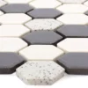 Keramik Mosaikfliesen Monforte Hexagon Schwarz Grau 1 Keramik Mosaikfliesen Monforte Hexagon Schwarz Grau -Mosafil Shop keramik mosaikfliesen monforte hexagon schwarz grau 1 97