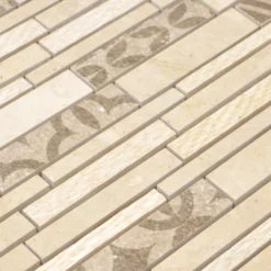 Keramik Mosaikfliesen Mythos Stäbchen Beige 7 Keramik Mosaikfliesen Mythos Stäbchen Beige -Mosafil Shop keramik mosaikfliesen mythos staebchen beige 2 38