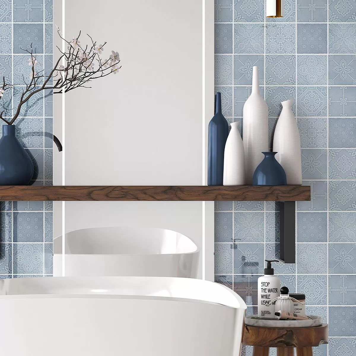 Keramik Mosaik Fliesen Rivabella Relief Blau 10 Keramik Mosaik Fliesen Rivabella Relief Blau – Bild 8