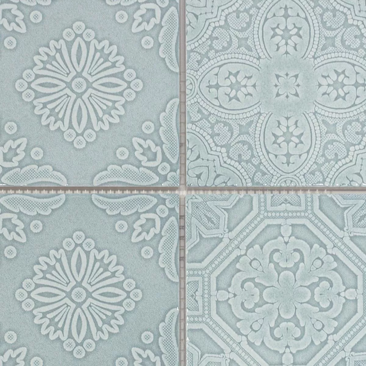 Keramik Mosaik Fliesen Rivabella Relief Grün 7 Keramik Mosaik Fliesen Rivabella Relief Grün – Bild 5