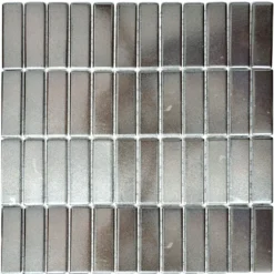 Keramik Mosaikfliesen Winnetou Silber Stäbchen -Mosafil Shop keramik mosaikfliesen winnetou silber staebchen 3 84