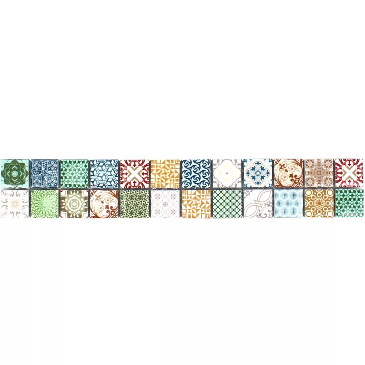 Keramik Retro Fliesenbordüre Easton Hellbunt 5 Keramik Retro Fliesenbordüre Easton Hellbunt – Bild 3