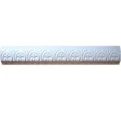 Keramik Wandbordüre 3,5x30cm Weiß Glänzend -Mosafil Shop keramik wandborduere 3 5x30cm weiss glaenzend 3 52