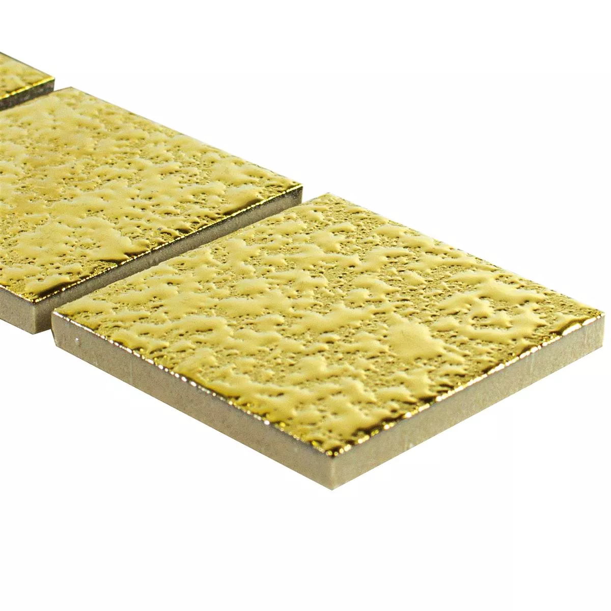 Keramikbordüre McLeod Gehämmert Gold 5 Keramikbordüre McLeod Gehämmert Gold – Bild 3