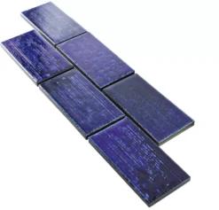 Keramikbordüre Rexburg Blau