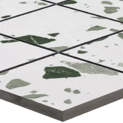 Keramikmosaik Fliesen Liberty Grün 73x73mm