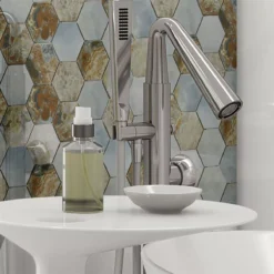 Keramikmosaik Fliesen Naftalin Hexagon Braun Blau 15 Keramikmosaik Fliesen Naftalin Hexagon Braun Blau -Mosafil Shop keramikmosaik fliesen naftalin hexagon braun blau 7 24
