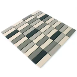 Keramikmosaik Miranda Rutschhemmend Grau Beige Unglasiert Stäbchen -Mosafil Shop keramikmosaik miranda rutschhemmend grau beige unglasiert staebchen 3 75
