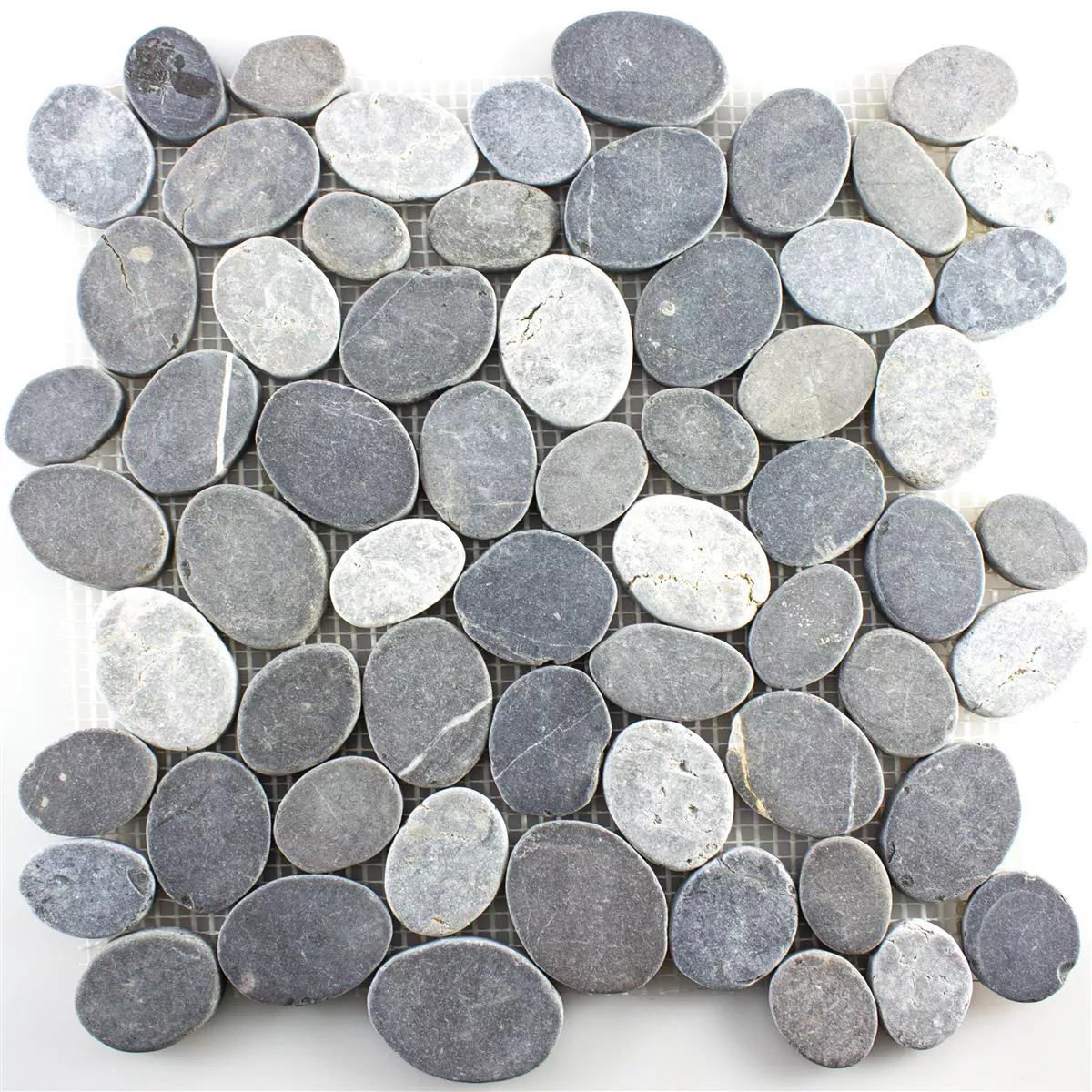 Kiesel Mosaik Fliesen Leoben Anthrazit Grau 3 Kiesel Mosaik Fliesen Leoben Anthrazit Grau