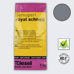 Kiesel Servoperl Royal - Schnell Erhärtende, Flexible Fuge (5KG-Basalt)
