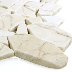 Marmor Bruch Mosaikfliesen Golden Cream Poliert
