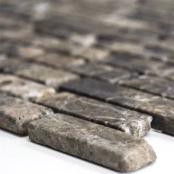 Marmor Mosaik Natursteinfliesen Bali Castanao
