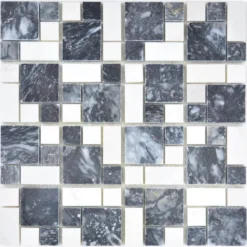 Marmor Naturstein Mosaik Fliesen Cordoba Schwarz Weiß 9 Marmor Naturstein Mosaik Fliesen Cordoba Schwarz Weiß -Mosafil Shop marmor naturstein mosaik fliesen cordoba schwarz weiss 4 95
