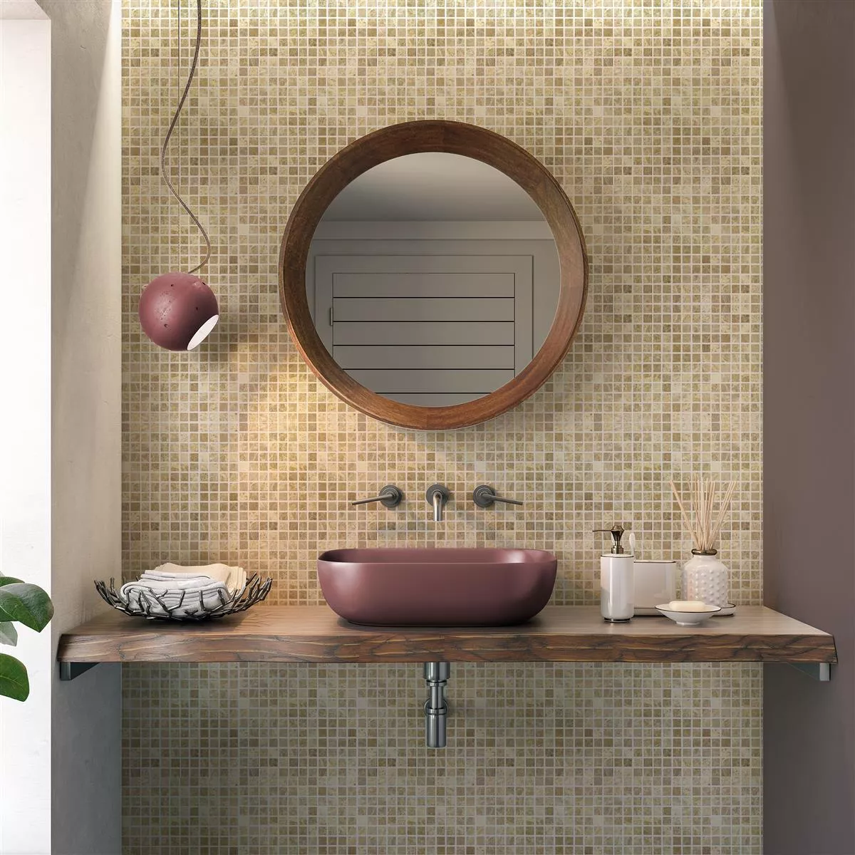 Marmor Naturstein Mosaik Fliesen Menia Beige 9 Marmor Naturstein Mosaik Fliesen Menia Beige – Bild 7