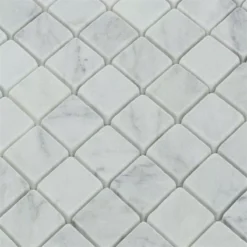 Alternative view of Marmor Naturstein Mosaik Fliesen Venantius Weiß
