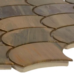 Metall Kupfer Mosaikfliesen Copperfield Fächer