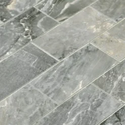 Alternative view of Metall Mosaikfliesen Elsanor Selbstklebend Steinoptik Grau