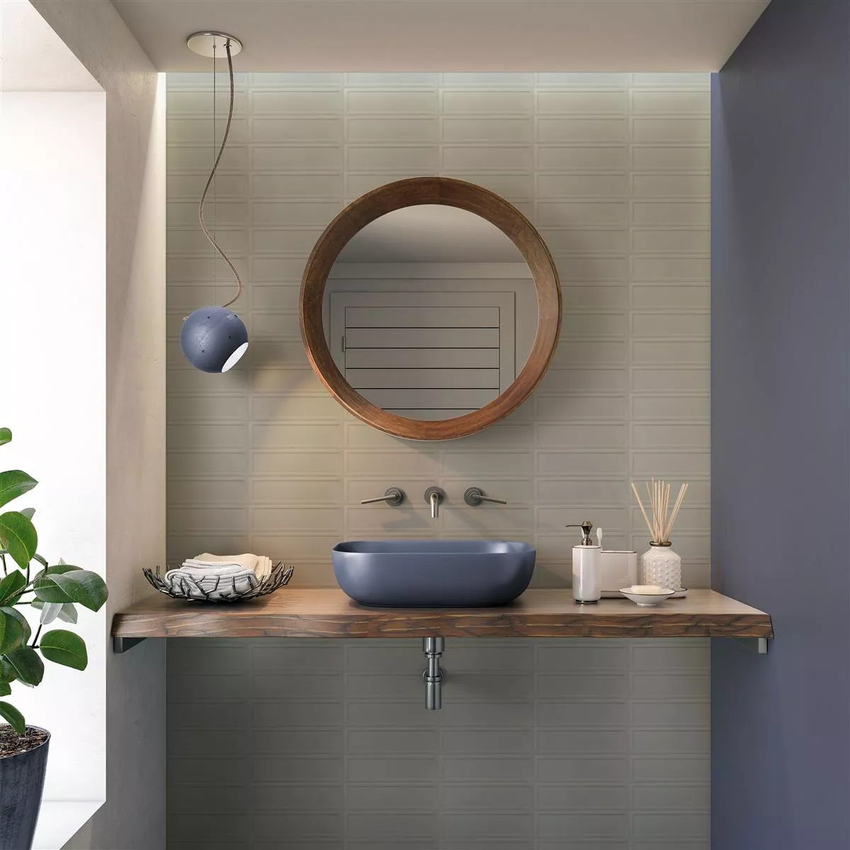 Metro Wandfliese Kennedy Hellgrau 10x30cm 6 Metro Wandfliese Kennedy Hellgrau 10x30cm – Bild 4