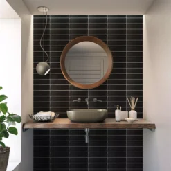 Metro Wandfliese Kennedy Schwarz 10x30cm 9 Metro Wandfliese Kennedy Schwarz 10x30cm -Mosafil Shop metro wandfliese kennedy schwarz 10x30cm 4 6
