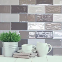 Metro Wandfliesen Altea Ardosia Gewellt -Mosafil Shop metro wandfliesen altea ardosia gewellt 3 5