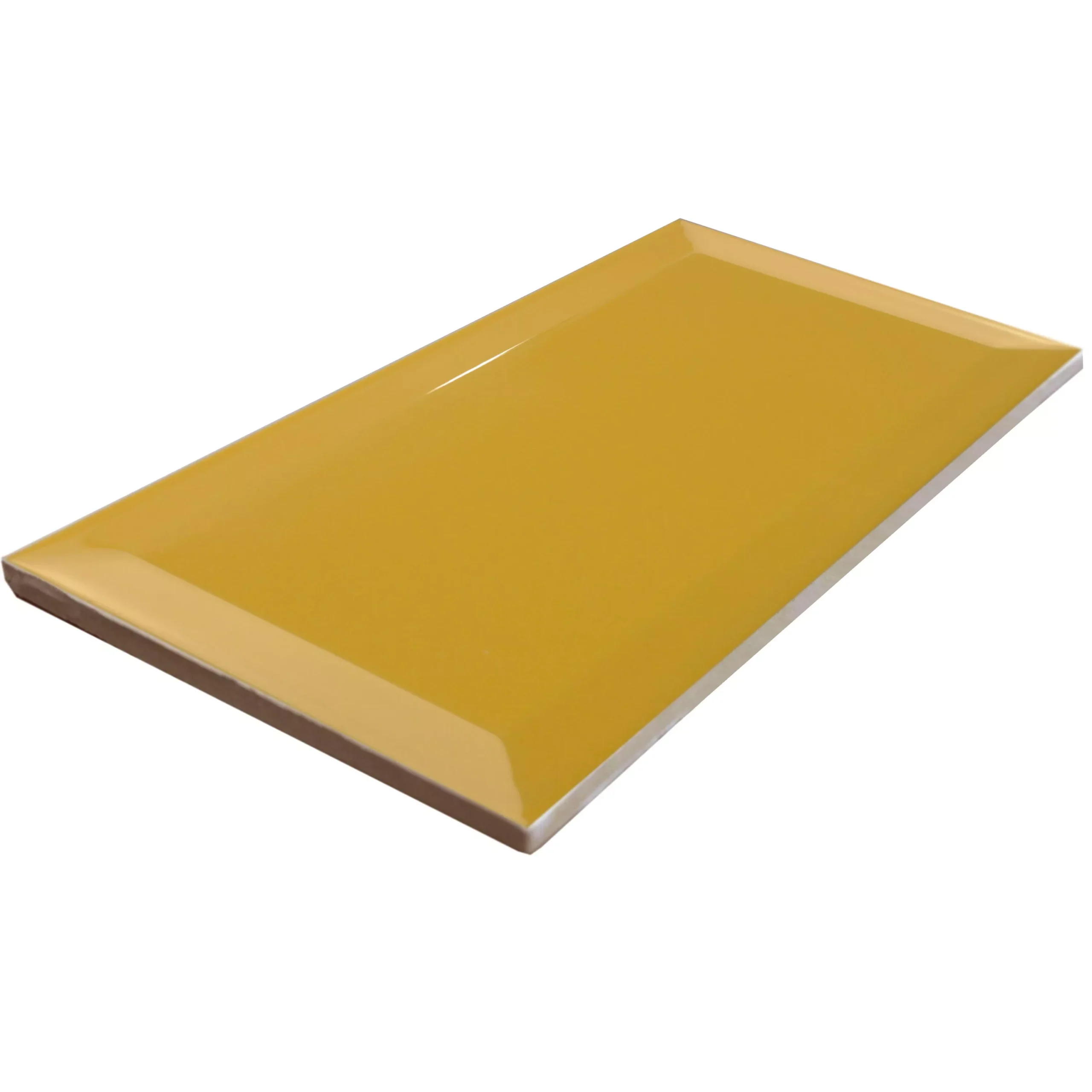 Metro Wandfliesen Brussel Facette 10x20x0,7cm Amarillo Yema 4 Metro Wandfliesen Brussel Facette 10x20x0,7cm Amarillo Yema – Bild 2