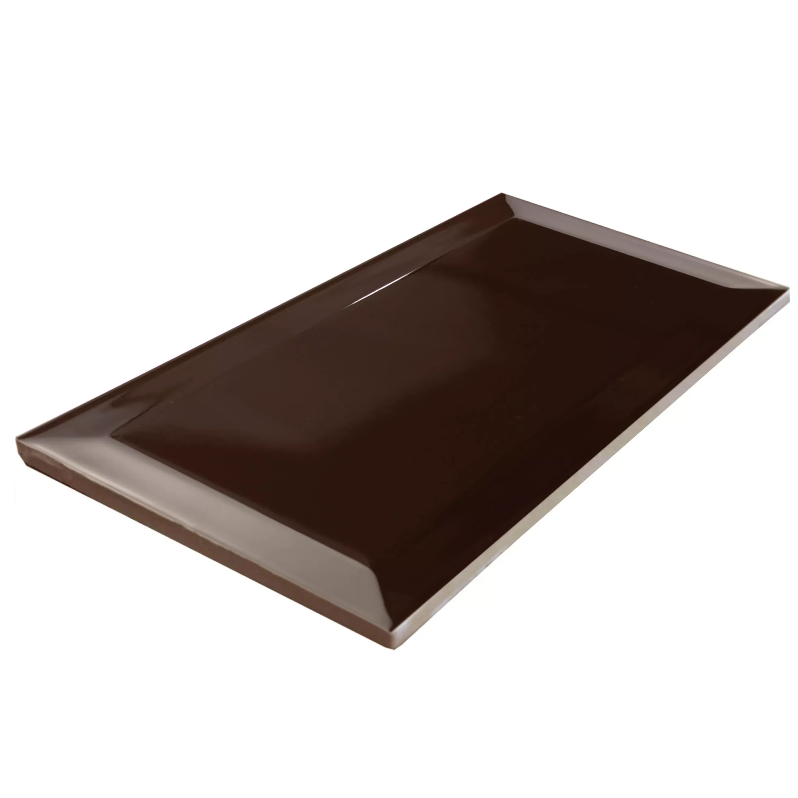 Metro Wandfliesen Brussel Facette 10x20x0,7cm Chocolate 4 Metro Wandfliesen Brussel Facette 10x20x0,7cm Chocolate – Bild 2
