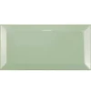 Metro Wandfliesen Brussel Facette 10x20x0,7cm Verde