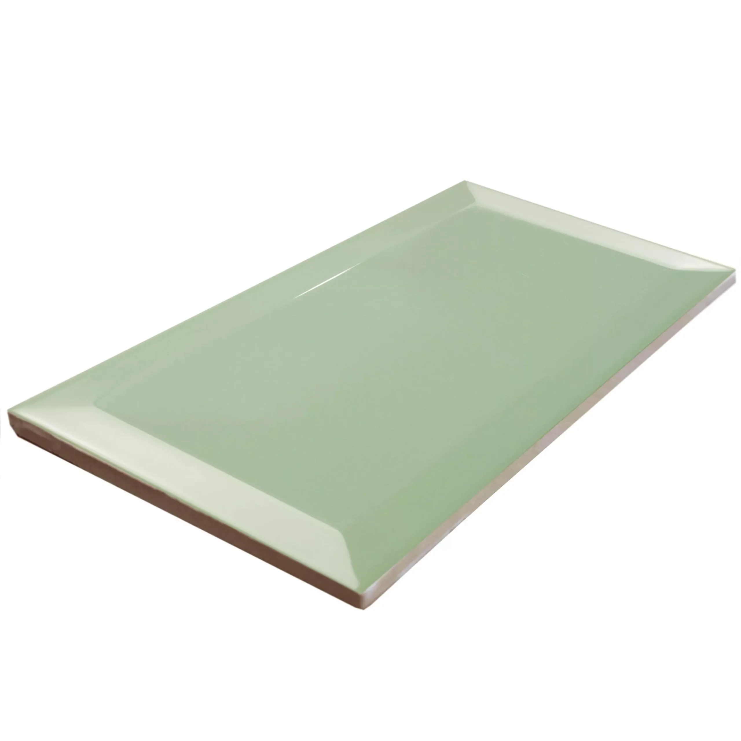 Metro Wandfliesen Brussel Facette 10x20x0,7cm Verde 4 Metro Wandfliesen Brussel Facette 10x20x0,7cm Verde – Bild 2