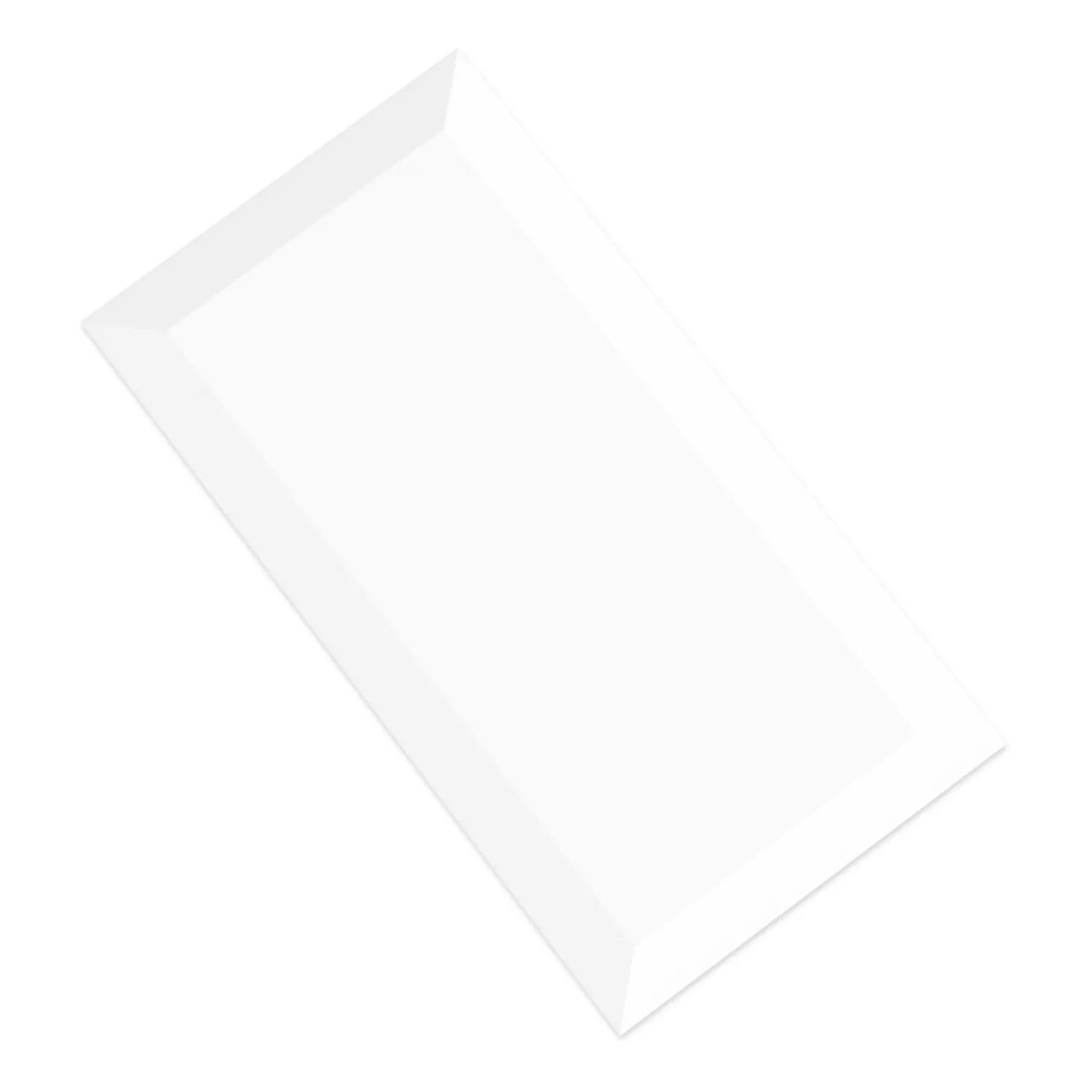 Metro Wandfliesen Siena Blanco Facette 7,5x15cm 4 Metro Wandfliesen Siena Blanco Facette 7,5x15cm – Bild 2