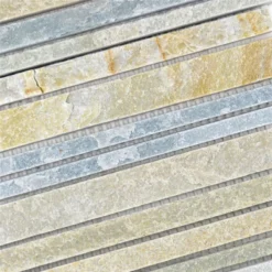 Alternative view of Mosaik Fliesen Quarzit Linus Stick White