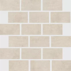 Mosaikfliese Cairo Creme Rechteck 6mm