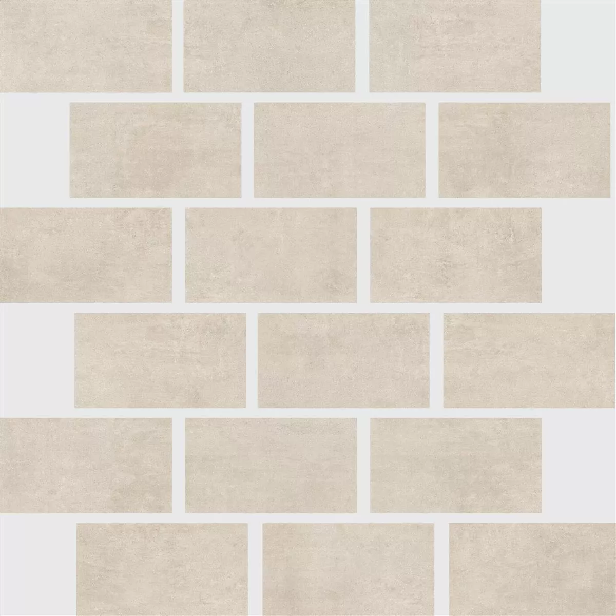 Mosaikfliese Cairo Creme Rechteck 6mm 3 Mosaikfliese Cairo Creme Rechteck 6mm