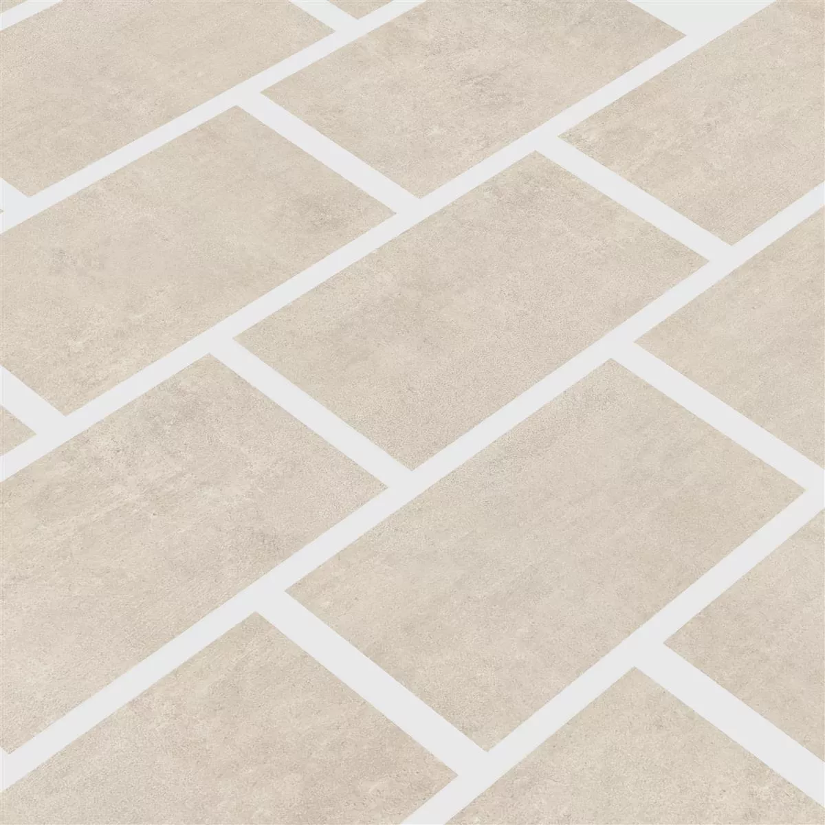 Mosaikfliese Cairo Creme Rechteck 6mm 4 Mosaikfliese Cairo Creme Rechteck 6mm – Bild 2