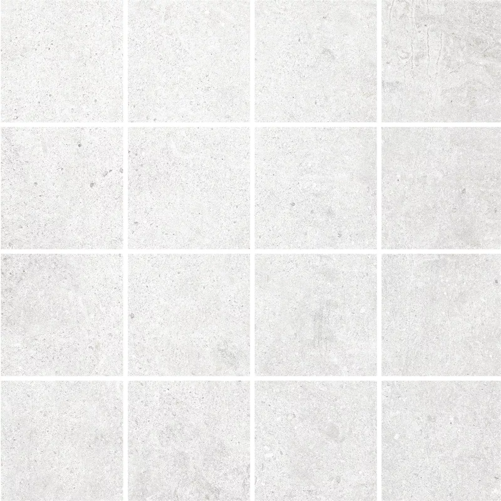Mosaikfliese Freeland Steinoptik R10/B Hellgrau Quadrat 3 Mosaikfliese Freeland Steinoptik R10/B Hellgrau Quadrat