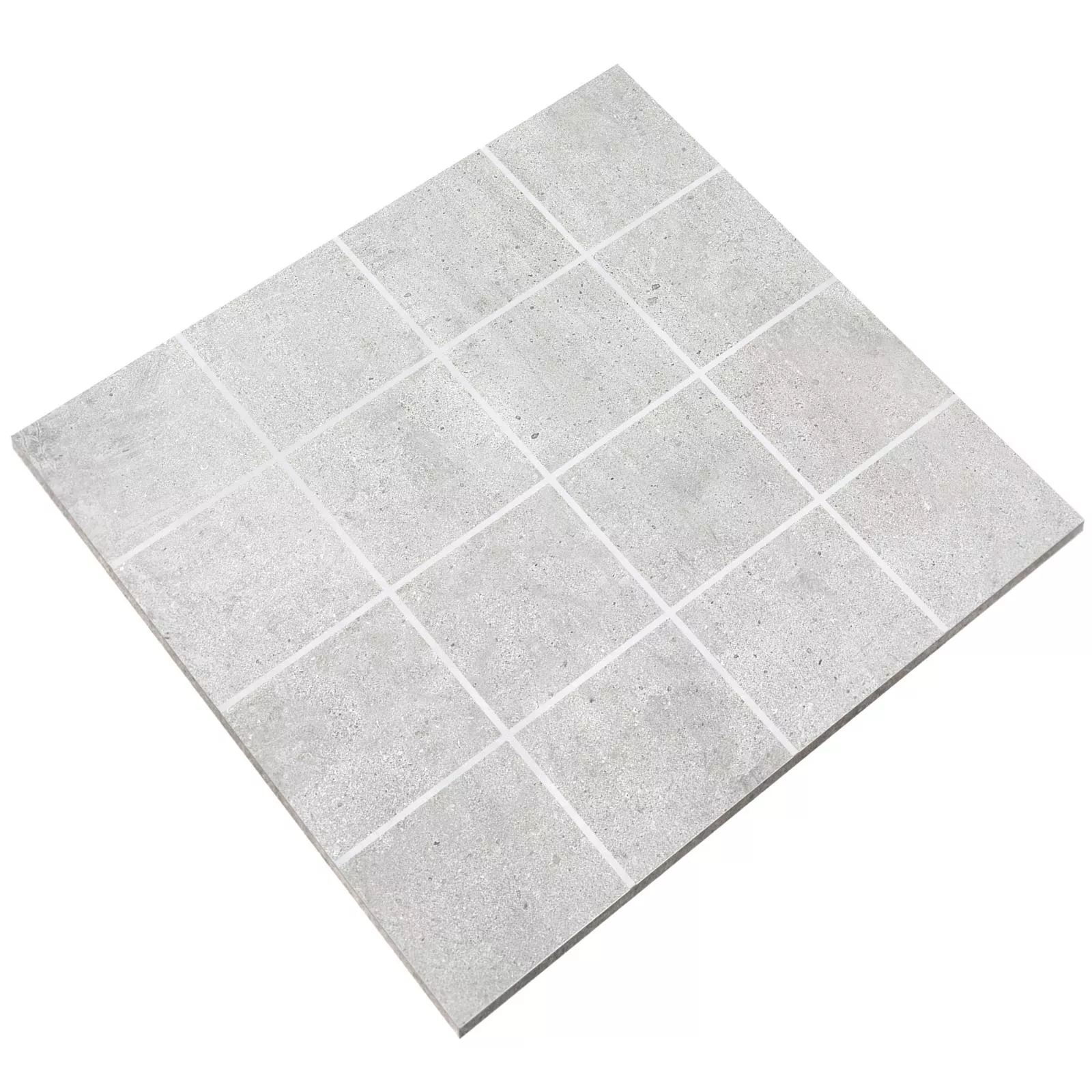 Mosaikfliese Freeland Steinoptik R10/B Hellgrau Quadrat 4 Mosaikfliese Freeland Steinoptik R10/B Hellgrau Quadrat – Bild 2