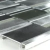 Mosaikfliesen Aluminium Glas Grau Silber 1 Mosaikfliesen Aluminium Glas Grau Silber -Mosafil Shop mosaikfliesen aluminium glas grau silber 1 94