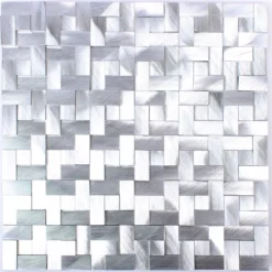 Mosaikfliesen Aluminium Metall Elvis 3D Silber 9 Mosaikfliesen Aluminium Metall Elvis 3D Silber -Mosafil Shop mosaikfliesen aluminium metall elvis 3d silber 4 76