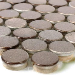 Mosaikfliesen Aluminium Metall Fantom Knopf Bronze