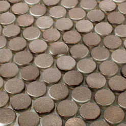Alternative view of Mosaikfliesen Aluminium Metall Fantom Knopf Bronze